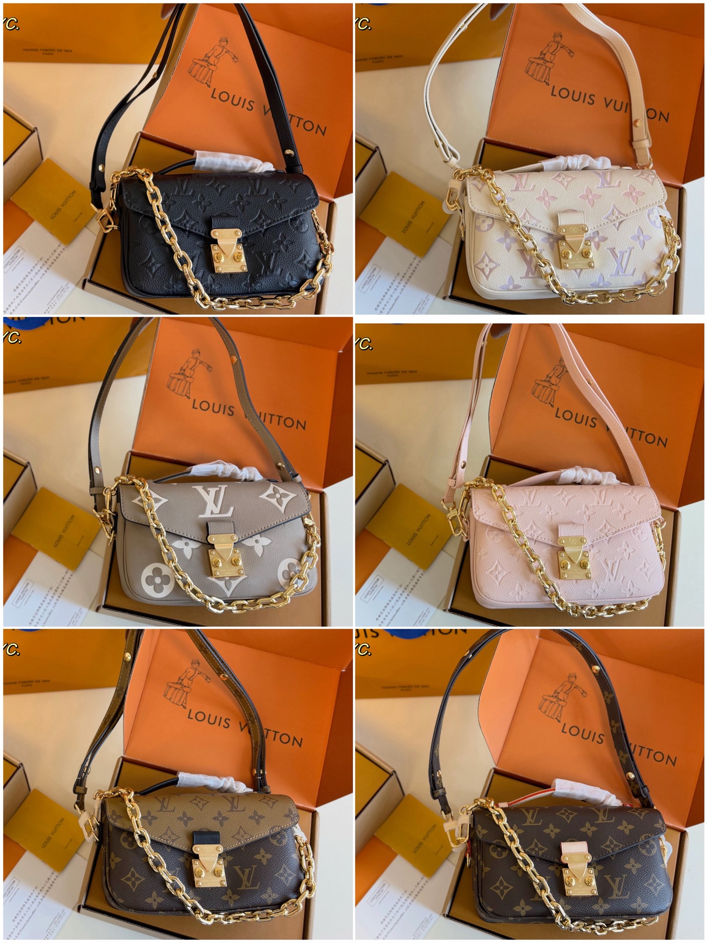 LV Monogram Handbag Monogram Canvas Adjustable Strap Crossbody 2